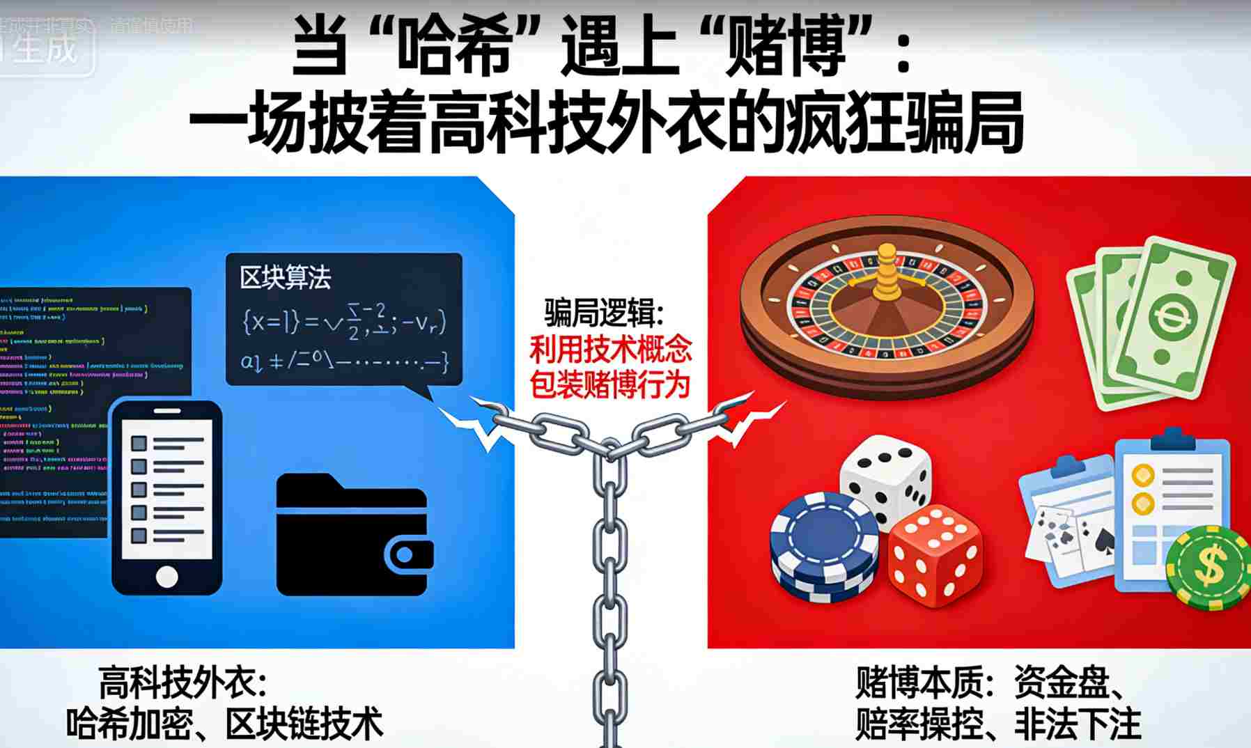 当“哈希”遇上“赌博”：一场披着高科技外衣的疯狂骗局